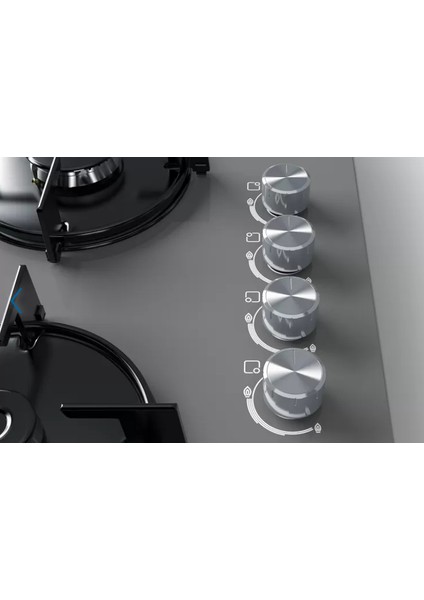POP6C9O10L Serie 2 Gazlı Ocak 60 cm Sert Cam, Antrasit Gri fiyatları