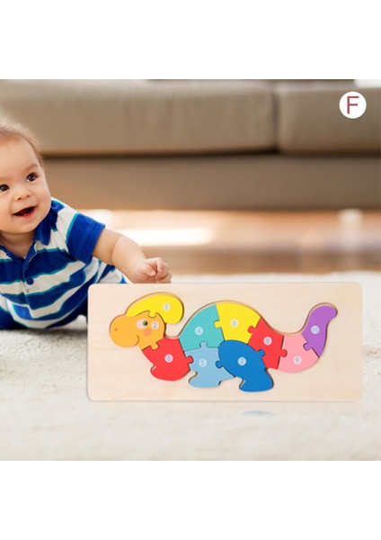 Ahşap Bilmecenin Montessori 1 2 3 Yaşında F Için Eğitici Oyuncak Montaj (Yurt Dışından) fiyatları
