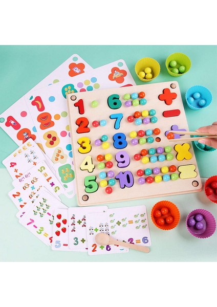 Klip Boncuk Kurulu Oyunu Erken Eğitim Matematik Oyunu Çok Fonksiyonlu Çocuklar Için (Yurt Dışından) fiyatları