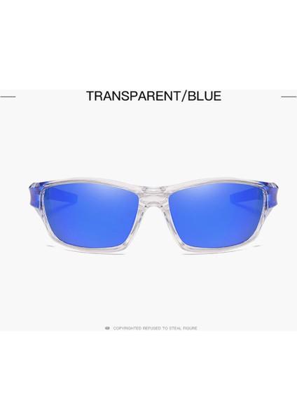 Trendy Açık Spor Polarize Güneş Gözlüğü Gözlük, Anti-Darbeli Yarış Sürme Motosiklet Gözlük Uv-Goggles - Temizle Siyah (Yurt Dışından) indirimleri