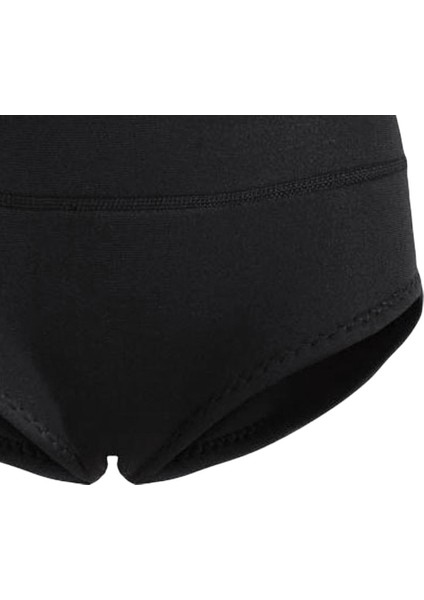 Dalış Islak Suit Şort Rash Guard Boyshort Siyah S (Yurt Dışından)