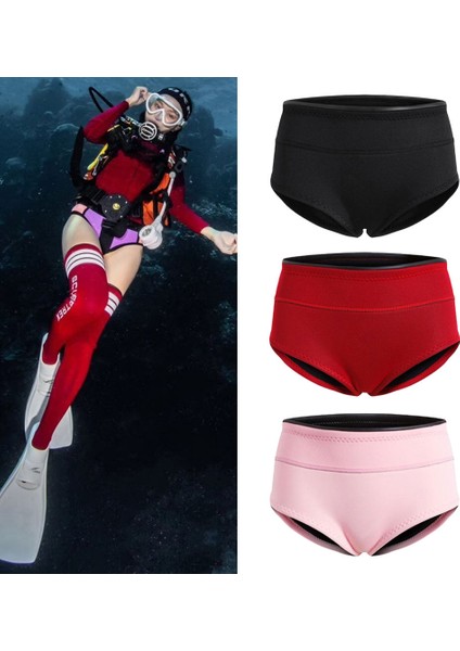 Dalış Islak Suit Şort Rash Guard Boyshort Siyah S (Yurt Dışından)