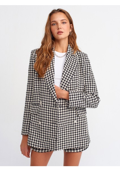 6847 Kazayağı Blazer Ceket-Siyah modelleri