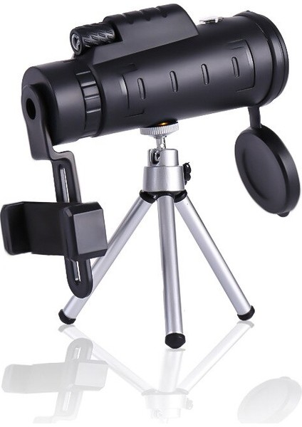 40X Zoom Monoküler Telekop Bak4 Prizma Profesyonel Teleskoplar Lll Gece Görüş Monoküler Pusula ile Kamp Içın Cep Boyutu (Yurt Dışından)