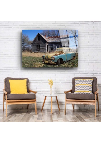 Klasik Araba Cam Tablo fiyatları