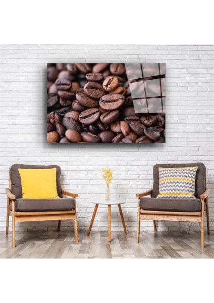 Kahve Çekirdeği Cam Tablo fiyatları