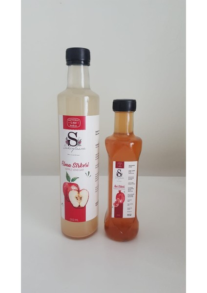 Elma Sirkesi 500 ml + Nar Sirkesi 250 ml