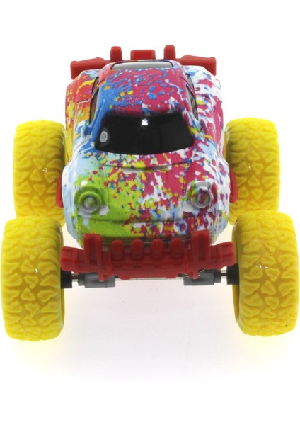Die Cast Batik Desenli Sarı Teker Araba