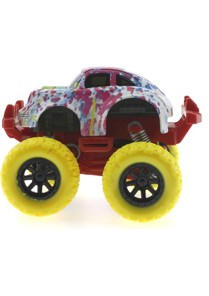 Die Cast Batik Desenli Sarı Teker Araba