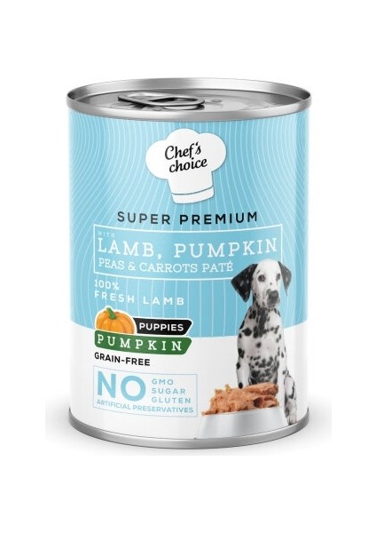 Kuzu Etli ve Balkabaklı Kıyılmış Yavru Köpek Konservesi 12 x 400 gr