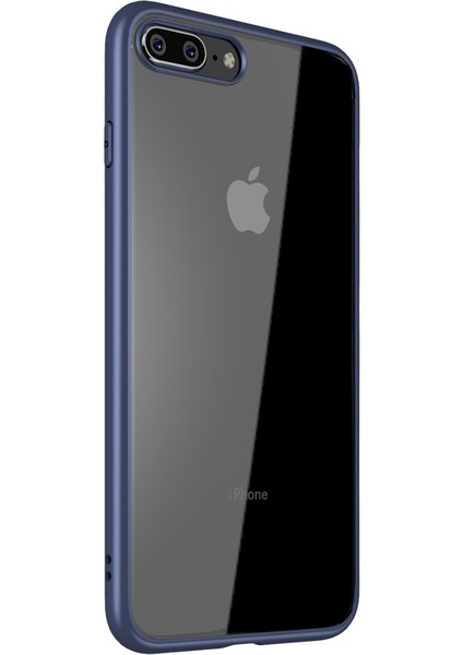 Elit Shine Apple iPhone 7/8 Plus Kapak Full Mavi
