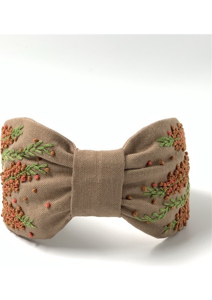 Mimoza Nakışlı Kahverengi Taç fiyatları