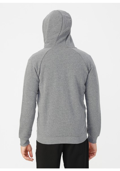 Kapüşonlu Düz Erkek Sweatmont