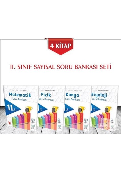 11. Sınıf Sayısal Soru Bankası Seti 4 Kitap Basamak Yayınları