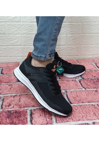 Strong Siyah Hafif Ithal Faylon Taban Athletıc Koşu Rahat ve Kaliteli Spor Ayakkabı