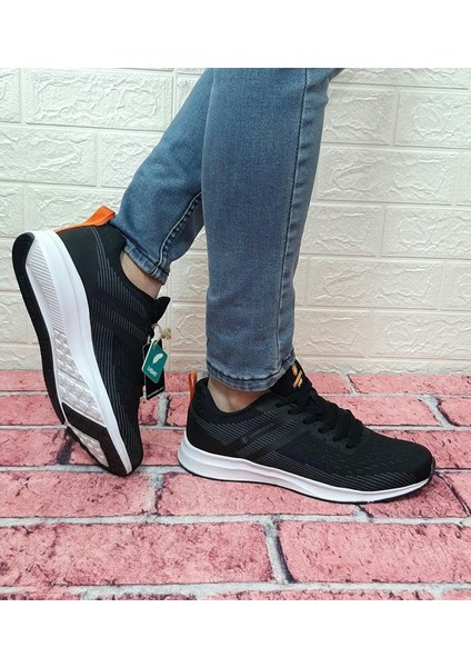 Strong Siyah Hafif Ithal Faylon Taban Athletıc Koşu Rahat ve Kaliteli Spor Ayakkabı fırsatları