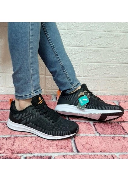 Strong Siyah Hafif Ithal Faylon Taban Athletıc Koşu Rahat ve Kaliteli Spor Ayakkabı indirimleri