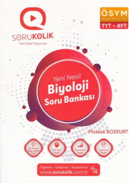 Sorukolik TYT-AYT Yeni Nesil Biyoloji Soru Bankası