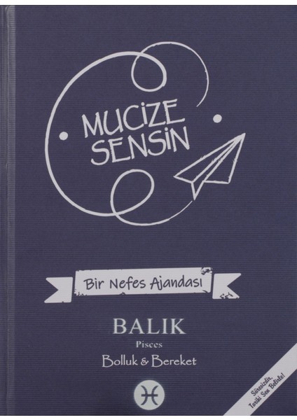 Balık Burcu Kapaklı Süresiz Tarihsiz Ajanda. Ametist Taş Hediyeli, Kutulu. 192 Sayfa, 25X17 cm fiyatları