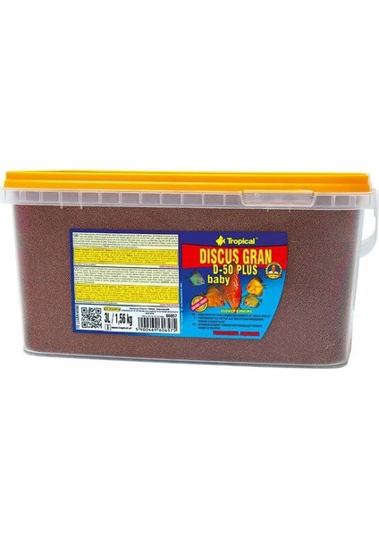 Discus Gran D-50 Plus Baby Kovadan Bölme Balık Yemi 100 gr