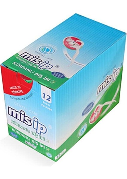 Mis Ip Kürdanlı Diş Ipi 12 x 32LI Paket