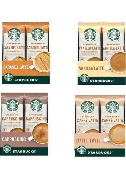 Premium Serisi 4X10LU (Vanilla Latte - Cafe Latte - Cappuccino - Caramel Latte)