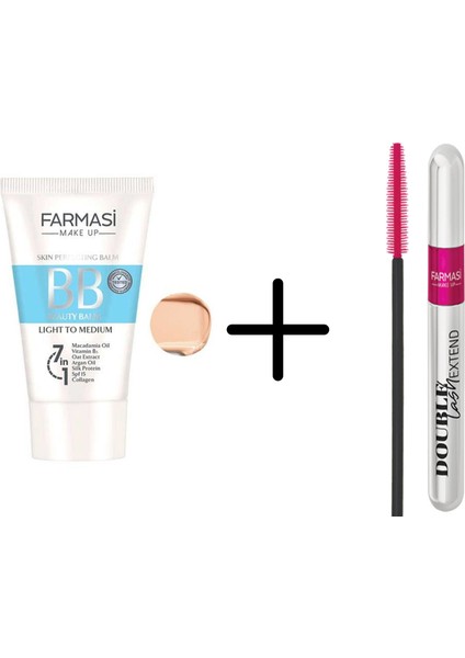 Bb All In One Krem Açıktan Ortaya Light To Medium 50 ml  Çift Etkili Double Lash Extend Maskara