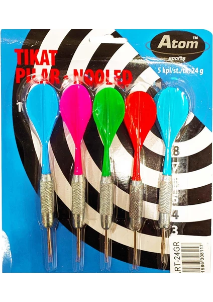 24 gr Pilastik Dart Oku 5 Li Set