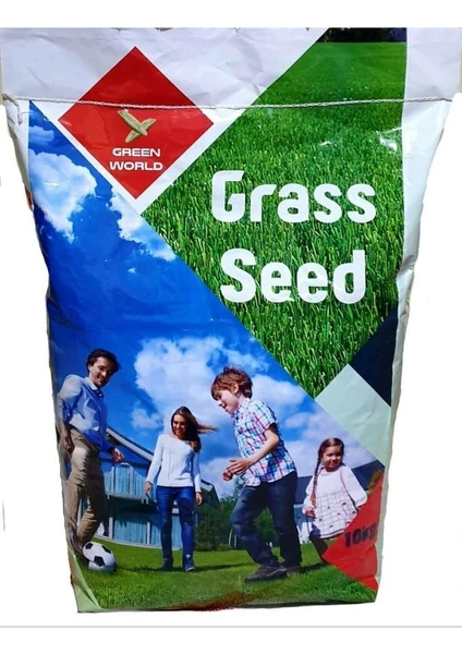 Grass Seed 7 Li Karışım Dayanıklı Çim Tohumu 1 kg