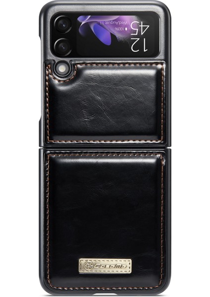 Galaxy Z Flip3 5g Için PU Deri Kılıf - Siyah (Yurt Dışından) fiyatları