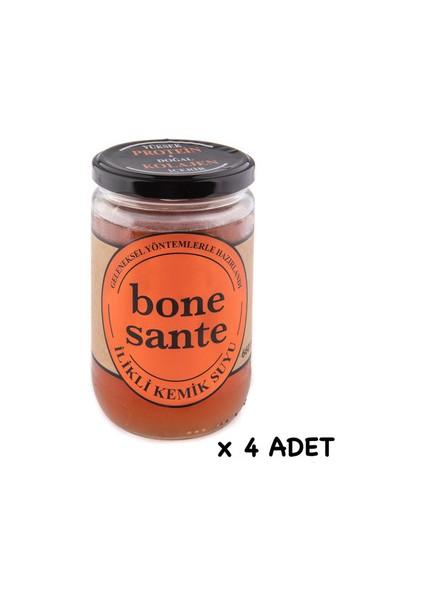 Bone Sante Ilıklı Kemık Suyu 660 ml  x 4