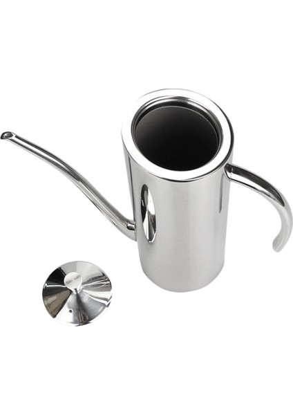 Paslanmaz Metal Sürahi Can Pourer Sirke Zeytinyağı Drizzler Dağıtıcı 500ML (Yurt Dışından)