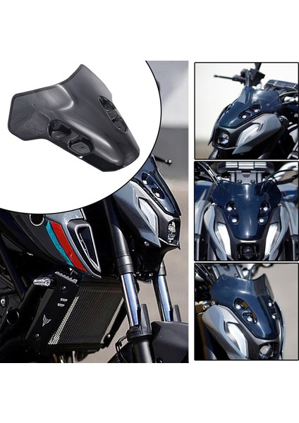 Yamaha Mt-07 MT07 MT07 Için Rüzgar Saptırıcı 2021 Motosiklet Parçaları Siyah (Yurt Dışından) fırsatları