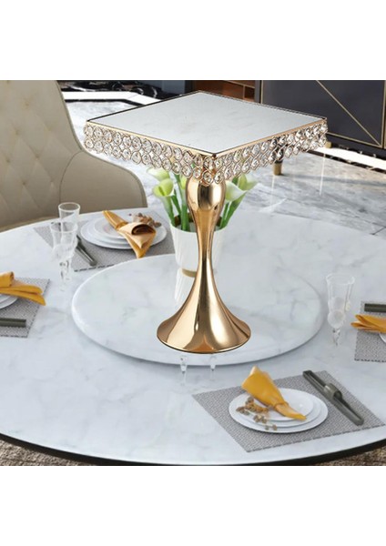 Işık Lüks Kek Standı Doku Ekran Kakma Kristal Kutlama Parti Için 20X20X20.5 cm (Yurt Dışından)
