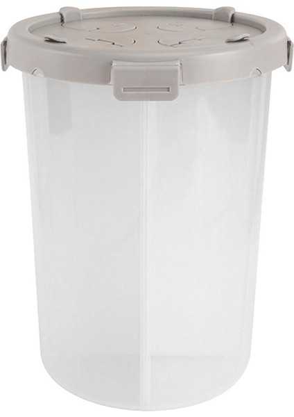 Şeffaf Mühürlü Kuru Gıda Konteyner Mutfak Malzemeleri Şeker Çay Unu Için Gri 3600 ml (Yurt Dışından)