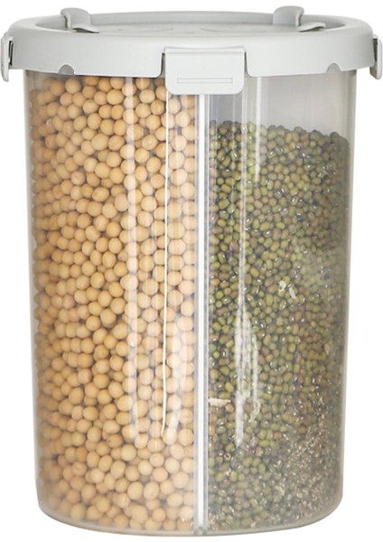 Şeffaf Mühürlü Kuru Gıda Konteyner Mutfak Malzemeleri Şeker Çay Unu Için Gri 3600 ml (Yurt Dışından) modelleri