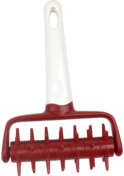 Pizza Rulo Docker Hamur Haddeleme Pins Spike Rulo Pasta Pasta Sandviç Kırmızı (Yurt Dışından)