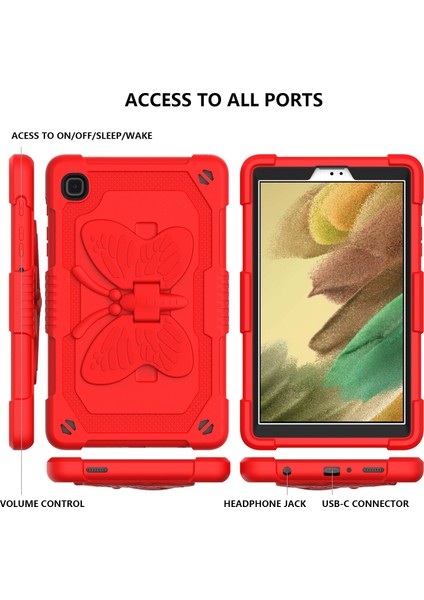 Samsung Galaxy Tab A7 Lite 8.7 Için Pc + Silikon Kılıf (Yurt Dışından) fiyatları