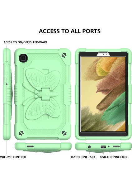 Samsung Galaxy Tab A7 Lite 8.7 Için Pc + Silikon Kılıf (Yurt Dışından) fiyatları