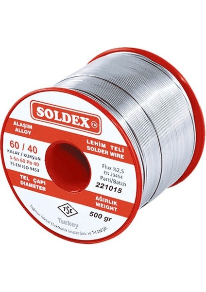 - 1.2mm 200 gr Soldex Lehim Teli