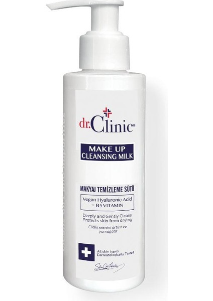 Makyaj Temizleme Sütü Vegan Hyaluronic Acid B5 Vitaminli 150 ml