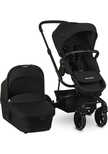 Harvey3 Bebek Arabası Ikili Set - Shadow Black