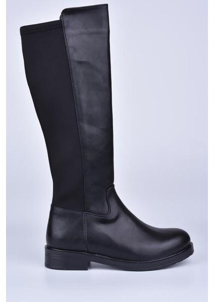 Z910 Siyah Cılt Kadın Çizme