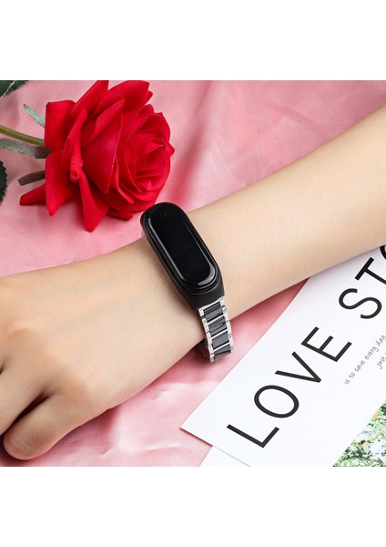 puluz Xiaomi Mi Band 4 / 3 Için Seramik Kordonlu Saat 3 Boncuk Siyah (Yurt Dışından) indirimleri