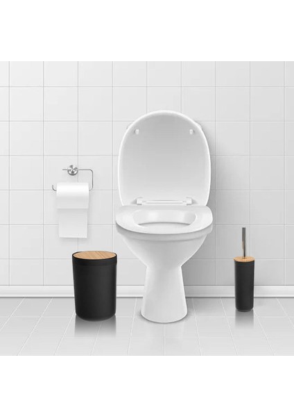 6 Adet Banyo Aksesuar Seti Sabun Dağıtıcı Losyon Şişesi Tezgah Yurt Için Beyaz (Yurt Dışından)