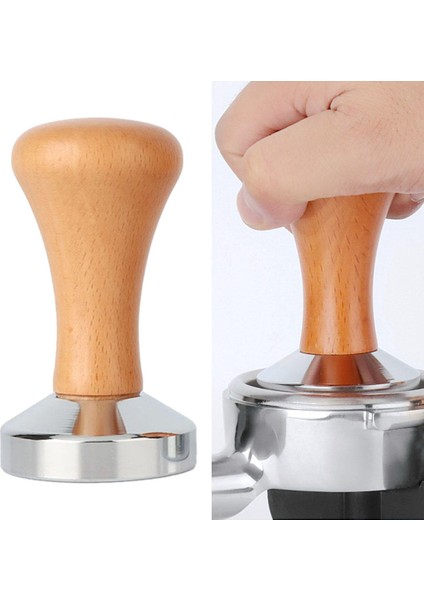 Kahve Söğürtüsü, Espresso Kahve Basın Paslanmaz Çelik Kurcağa Mutfağı Kahve Dükkanı Malzemeleri - 58MM Açık Kahverengi (Yurt Dışından) fiyatları