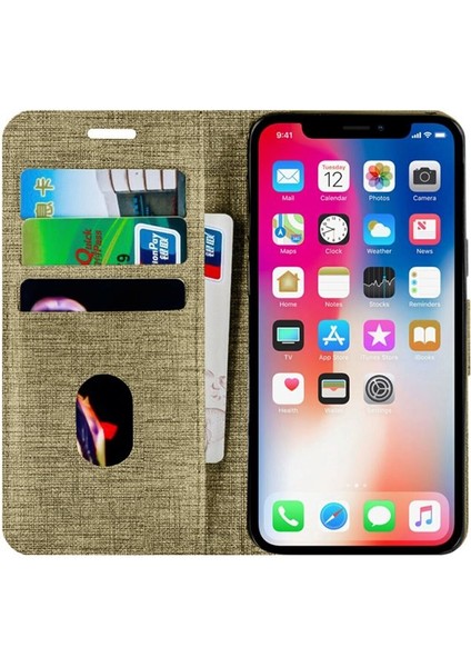 General Mobile Gm 8 Go / Gm 9 Go Kapaklı Cüzdanlı ve Kartlıklı Kılıf