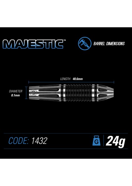 Majestic 24 G Dart Oku Seti