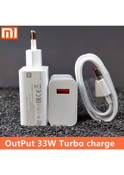 33 W Şarj Xiaomi Kutu Çıkmasıdır.