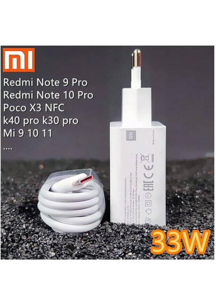 33 W Şarj Xiaomi Kutu Çıkmasıdır. modelleri